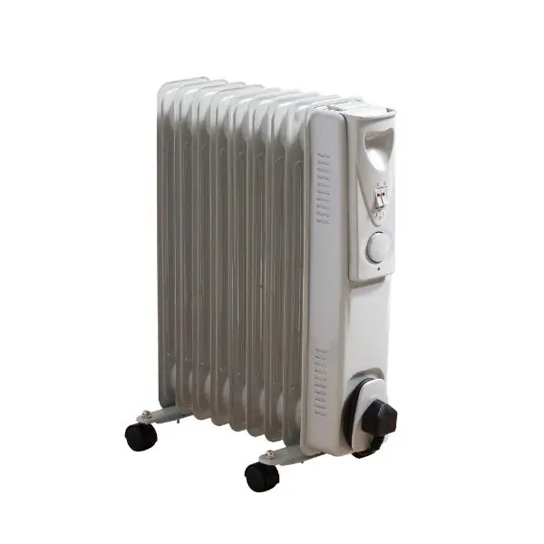 Free Delivery Country Living 9 Fin 2000W Oil Filled Radiator White