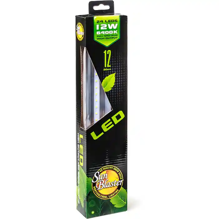 SunBlaster High Output 24-LED Strip Light, 12 Watt - 6400K - 12 in. Factory Price