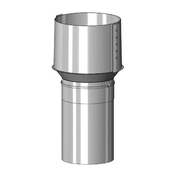 Mi-Flue Internal Clay Adaptor - 6 Inch To Standard 8 Inch Clay Pot Genuine