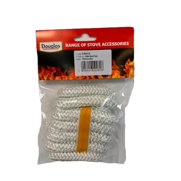 Douglas White Stove Rope 15mm x 2m Viral