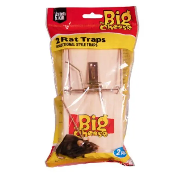 Free Returns Big Cheese Wooden Rat Trap 2 Pack
