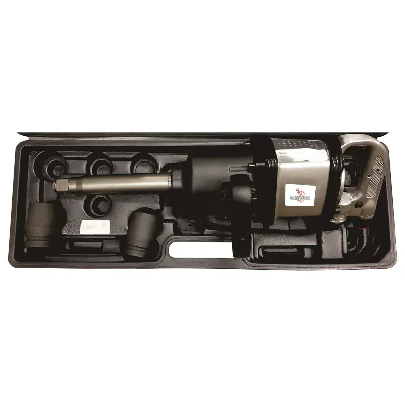 Direct From Factory Elephant IW-04T 25.4 mm (1") Heavy Duty Pneumatic Impact Wrench with 2 Socket for Truck & Tractors 4.0