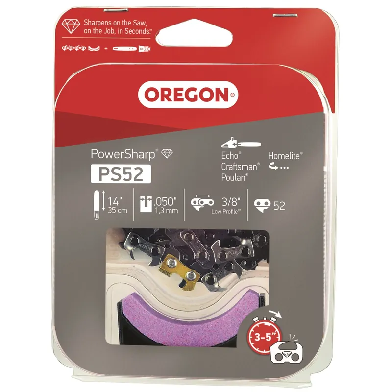 Oregon PS52 PowerSharp Saw Chain and Sharpening Stone Sale