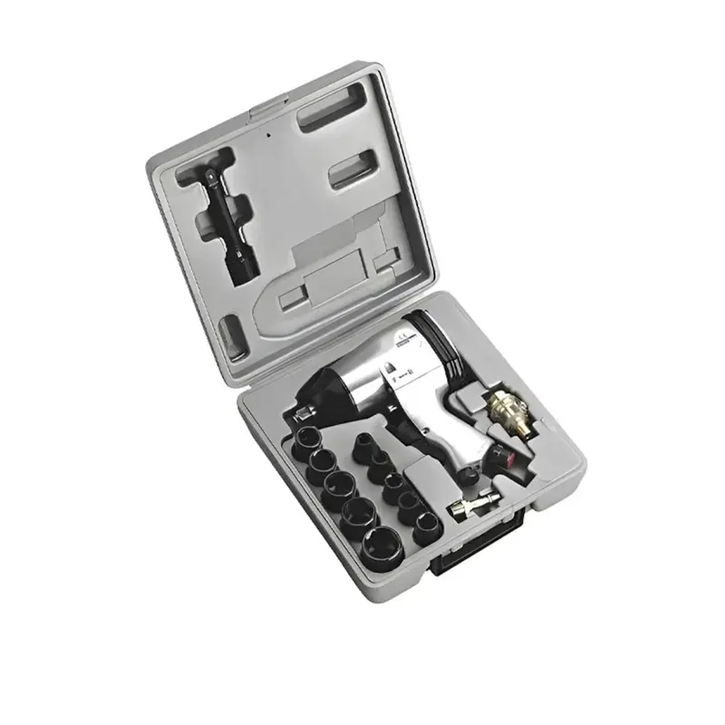 Akari 7000 RPM Speed, 8 SCFM 15 Pcs 1/2 inch HD Air Impact Wrench Kit (AT-239K) Direct From Factory