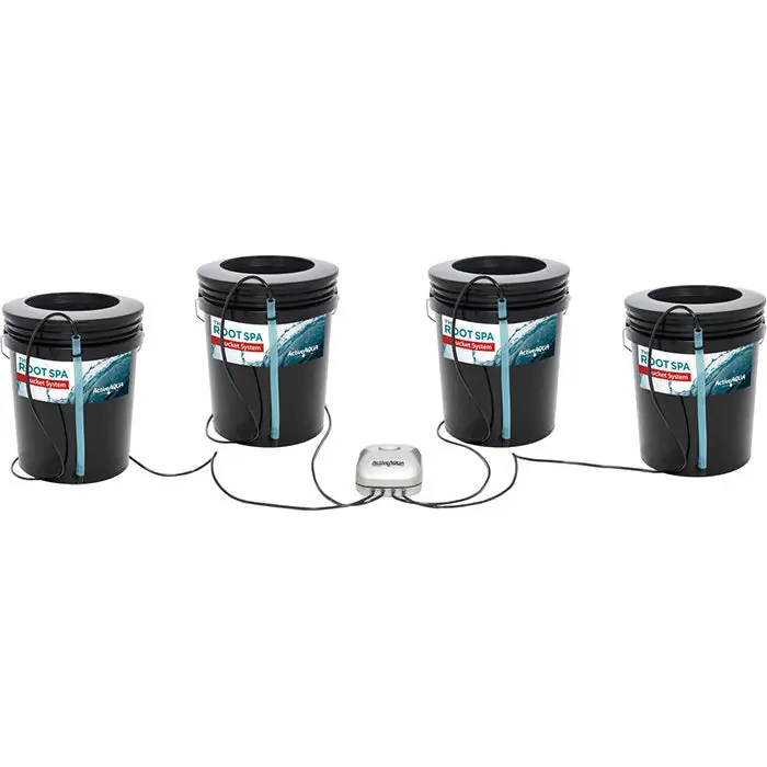 Active Aqua Root Spa 5 Gallon, 4 Bucket Hydroponics System Special Offer