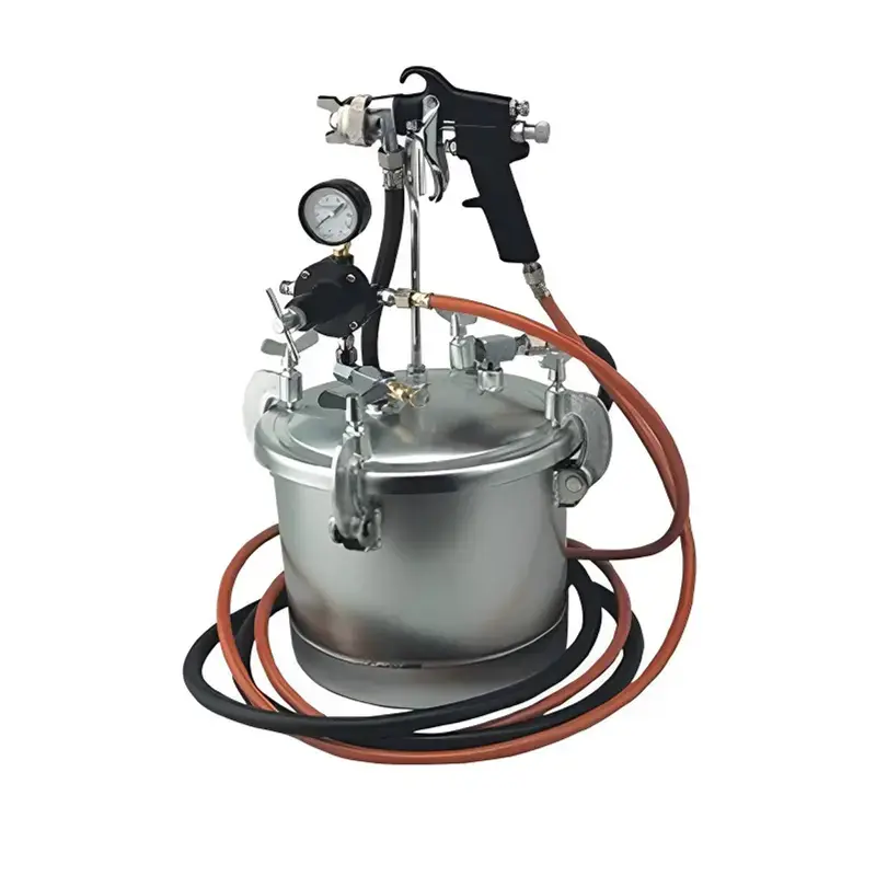 Free Delivery Akari 10L 1/4 Inch 4 Bar Max Pressure Paint Tank With Spray Gun (AT-8312) 5.0