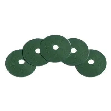 Mega Sale 17" Green Heavy Duty Floor Scrubbing Pads - Case of 5