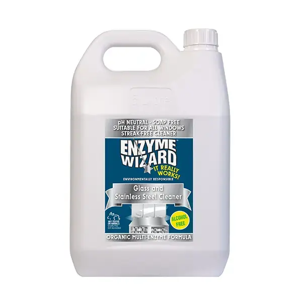 Enzyme Wizard Glass & Stainless Steel Cleaner 5L Sale
