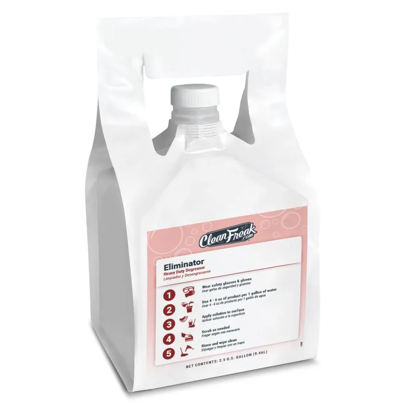 Free Returns CleanFreak® 'Eliminator' Heavy Duty Floor Cleaning Degreaser (2.5 Gallon FlexMax™ Pouch)