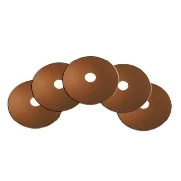 New Release CleanFreak® 20" Brown Wet & Dry Floor Stripping Pads - Case of 5