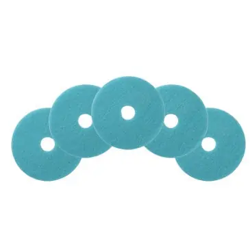 27" Luster Lite Blue Ultra High Speed (UHS) Propane Floor Polishing Pads - Case of 5 Trusted Brand