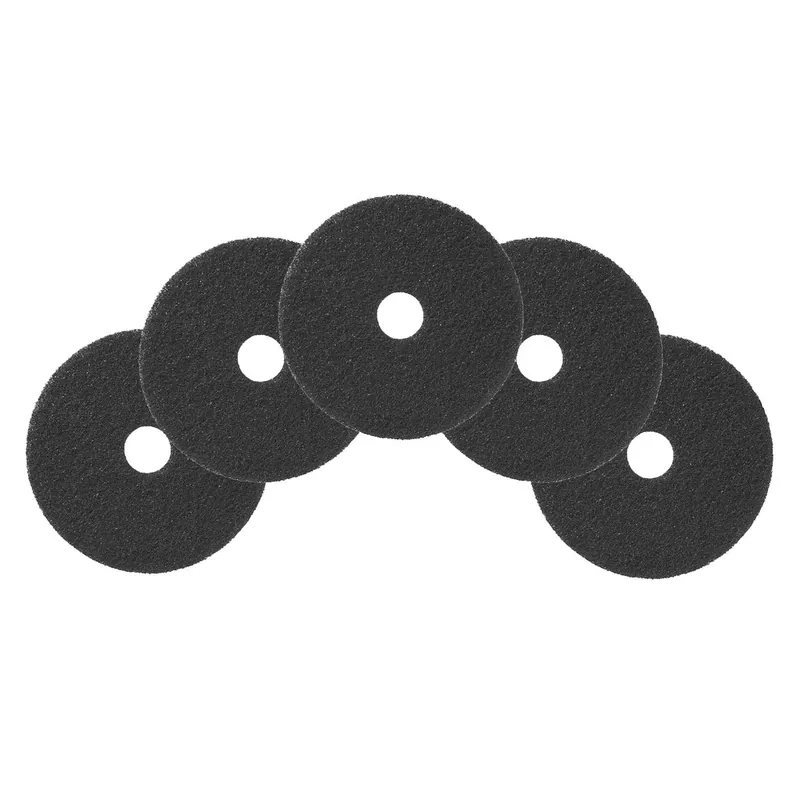 19" Black Rotary Floor Stripping Pads - Case of 5 Mega Sale
