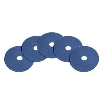 Markdown 10" Blue Medium Duty Floor Scrubbing Pads - Case of 5