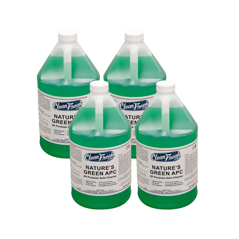 Flash Sale CleanFreak® 'Nature's Green APC' All Purpose Safe Cleaner (1 Gallon Bottles) - Case of 4