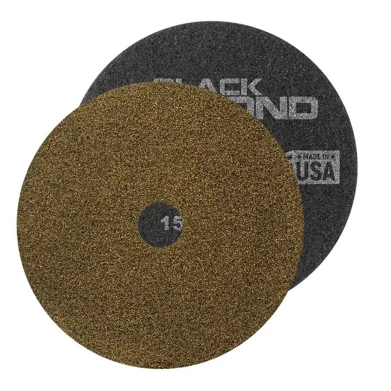 Black Diamond 1500 Grit Yellow Concrete & Natural Stone Floor Prep Pads (12" - 28" Round) - Case of 2 Best Choice