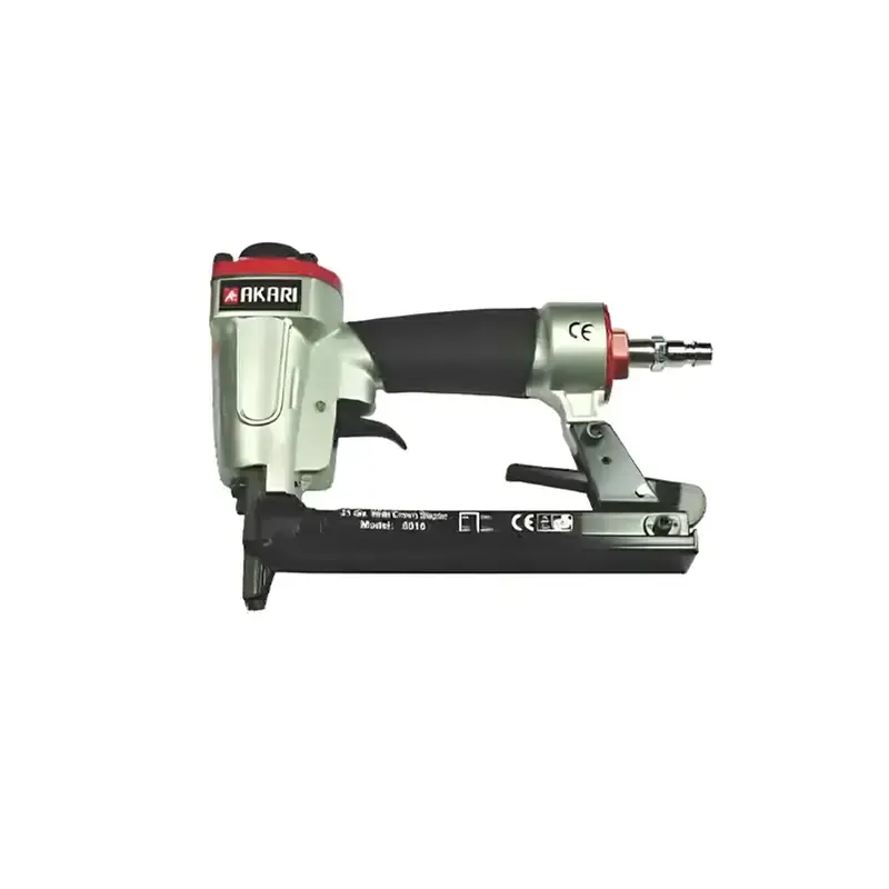 Akari 360° Exhaust Direction 21 Gauge Pneumatic Wide Crown Air Stapler (8016) 5.0 Best Price