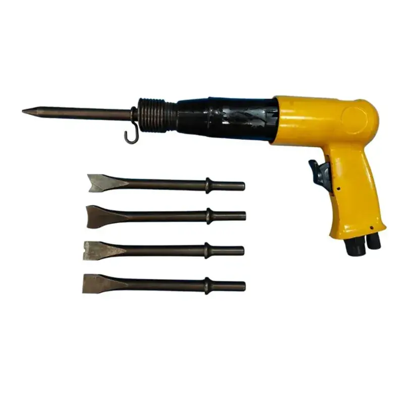 Akari 250mm Pneumatic Air Hammer Set with 5 Chisels for Cutting, Chipping and Scraping (AT-AH-250) 5.0 Best Choice