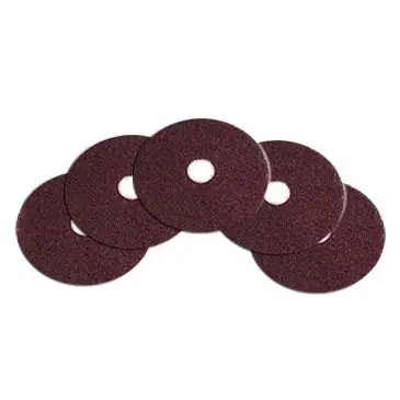 Last Chance 13" CleanFreak® 'Dominator' Burgundy High Performance Floor Stripping Pads - Case of 5