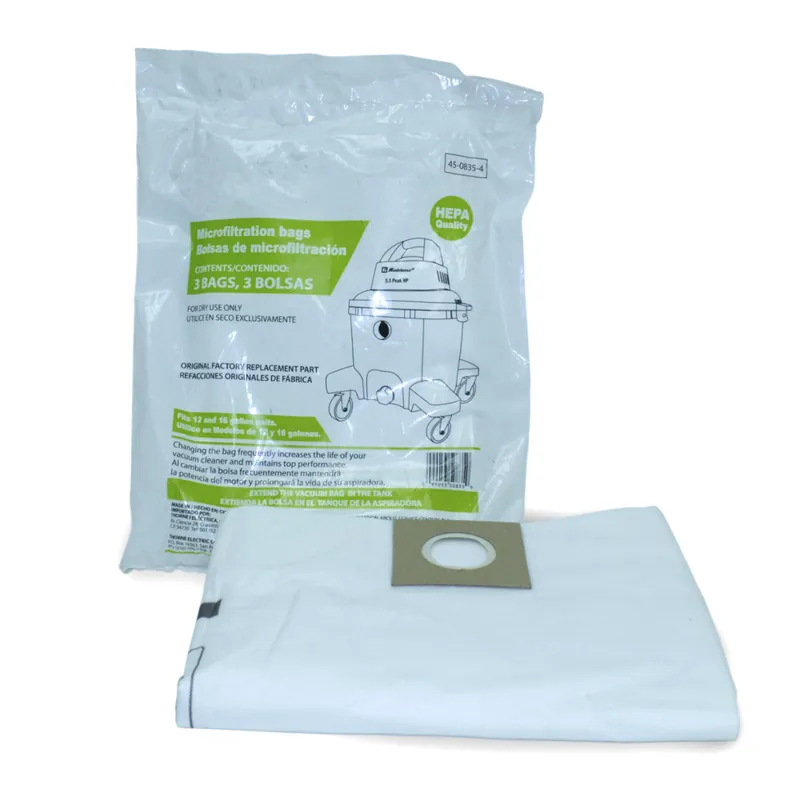 Microfilter Bags (#45-0835-4) for the CleanFreak® 19 Gallon Wet / Dry Vacuum - Pack of 3 New Release