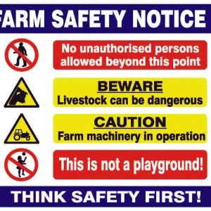 Farm Safety Sign Price Cut