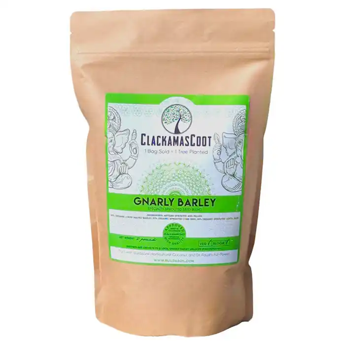 Fan Favorite BuildASoil Clackamas Coot's Official Gnarly Barley Artisan Sprouted Seed Blend