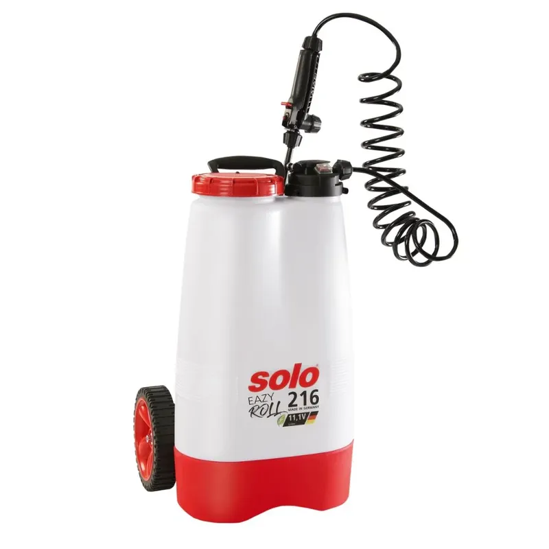 Warranty Included Solo Eazy-Roll 16L Battery Powered Trolley Sprayer 216Li