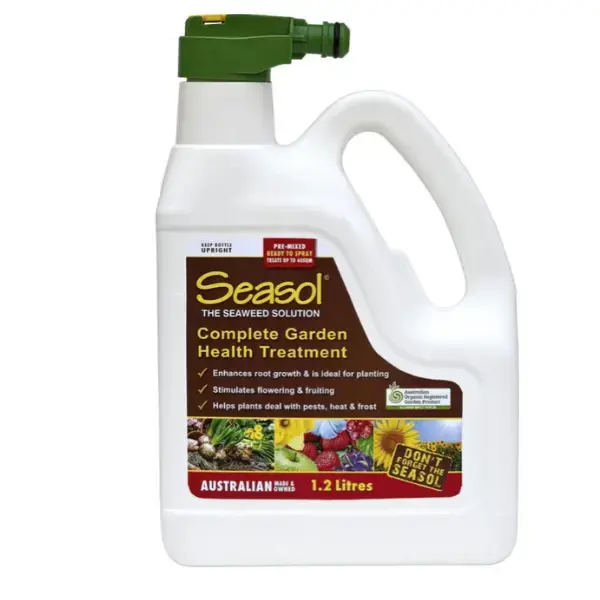 Handmade Seasol Garden Fertiliser - Hose On 1.2L Complete Garden Health Treatment