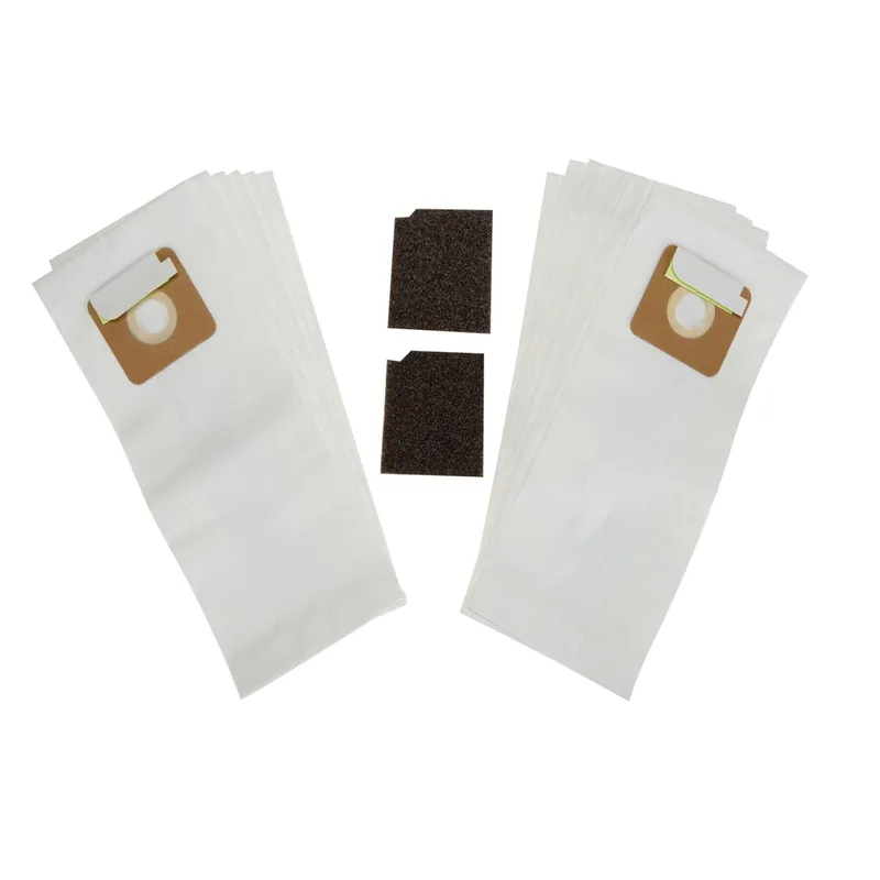 Fresh Stock Tennant® Upright Vacuum Bags & Filters Package (12 Bags & 2 Filters)