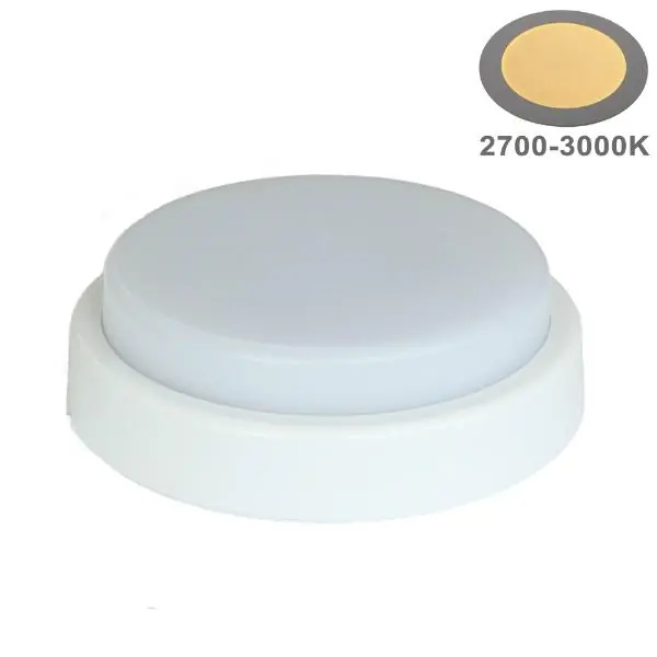 Mega Sale 8W Led Surface Panel 640Lm Round Warm White Light - Ip65