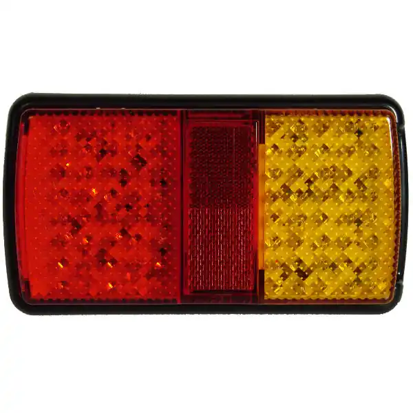 Free Delivery LED 3 Function Rectangle Rear Combi Lamp 12V