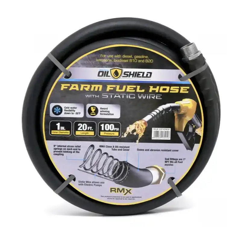Reduced Price Zephyr 25mm x 15m Oilshield Anti-Static Oil Dispensing Hose without Fittings (OD2515WF)