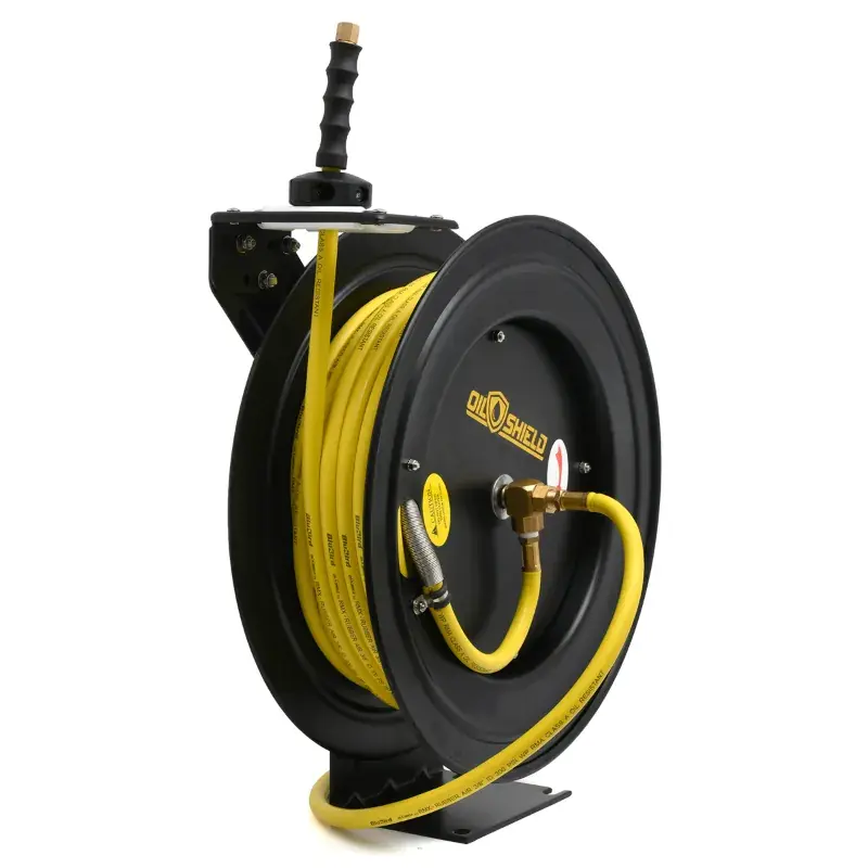Zephyr Heavy Duty 10mm Diameter Oilshield Air Hose Reel, 15 Meters Long (ZAR1015HD-OS) Fan Favorite