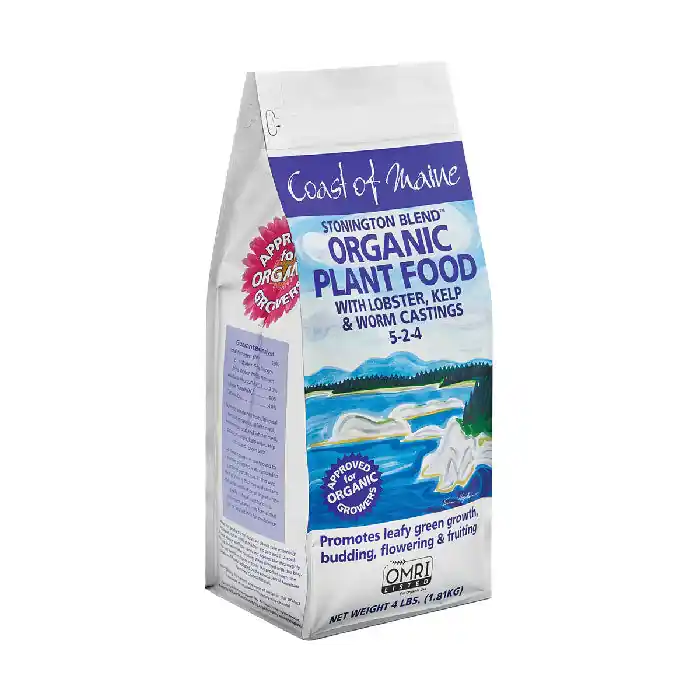 Free Shipping Coast of Maine Stonington Blend Organic Plant Food, 4 lb.