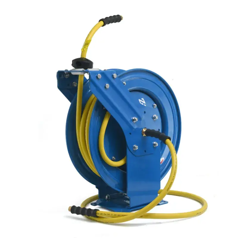 Zephyr 10mm x 15m Dual Arm Heavy Duty Auto-Retractable Oilshield Air Hose Reel (ZAR1015DA-OS) Free Delivery