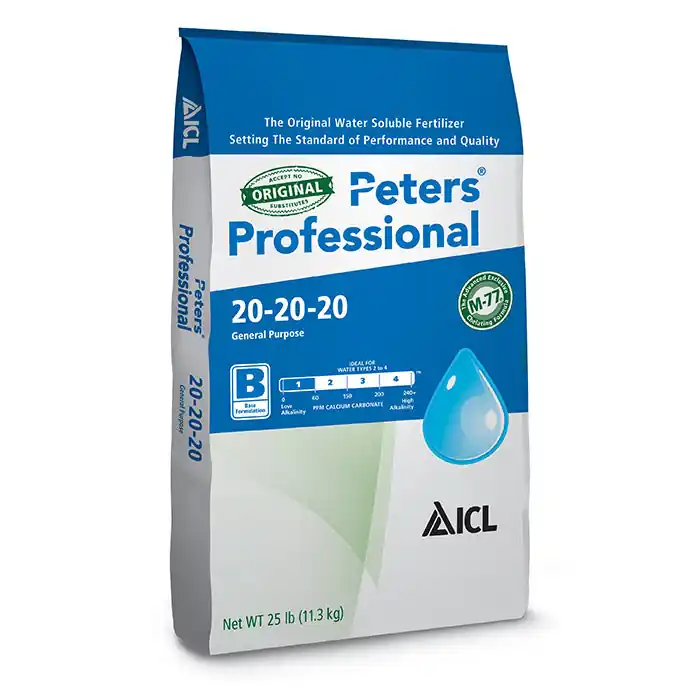 Free Shipping Peters Professional 20-20-20 General Purpose Fertilizer, 25 lbs.