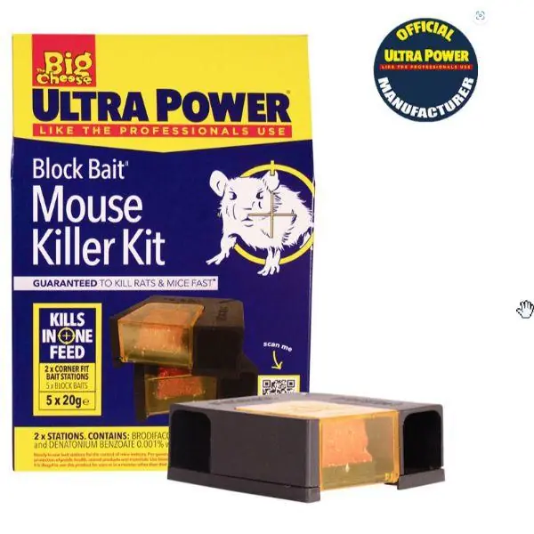 Big Cheese Ultra Power Block Bait Mouse Killer Kit Limited Time