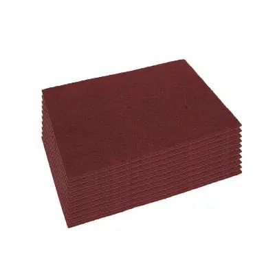 While Supplies Last 14" x 20" Maroon Eco-Prep 'EPP' Chemical Free Floor Finish Removal Pads - Case of 10