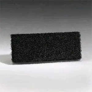 Special Discount 4.5" x 10" Black Handheld Utility Strip Pads - Case of 20