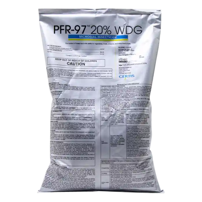Certis Biologicals PFR-97 20% WDG Organic Microbial Insecticide, 5 Pounds Factory Price