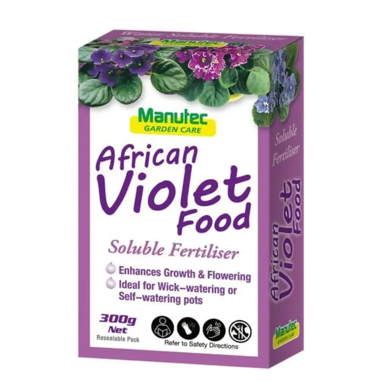 Warranty Included Manutec African Violet Soluble Fertiliser 300g