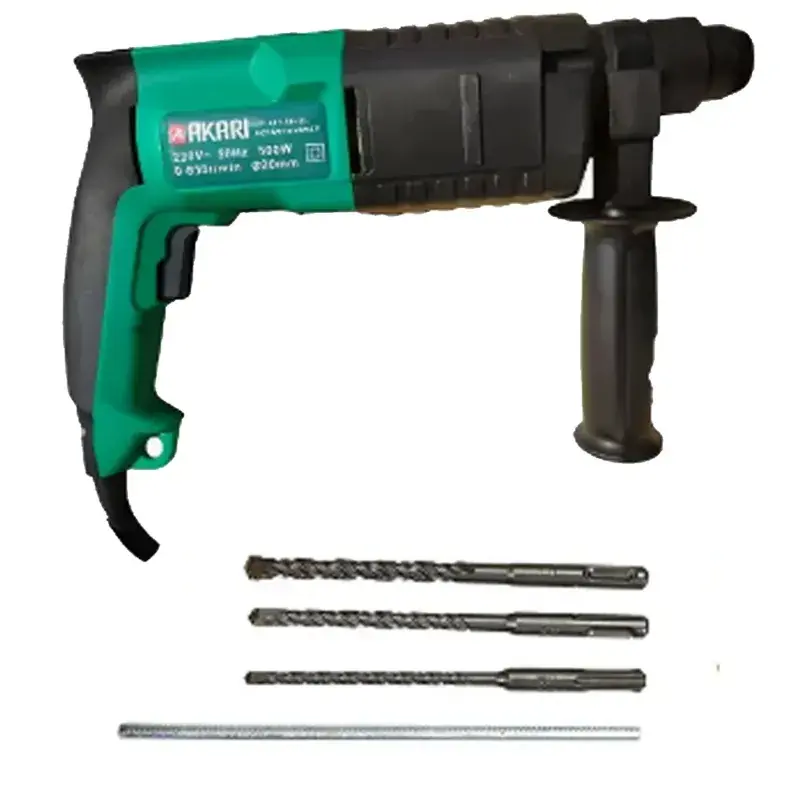 Viral Akari 20 mm 500 Watt Rotary Hammer Machine with Accessories, 850 RPM (APT-RH-20)