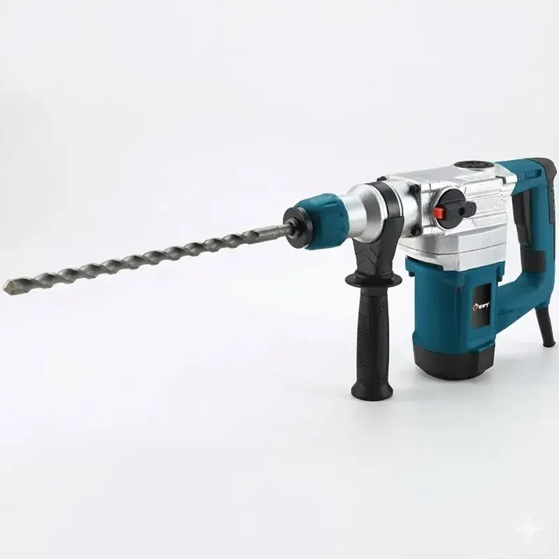 KPT 32mm 1100 Watt SDS-Plus, 2-Mode, 5.5J Impact Energy Rotary Hammer With Drill Bits & Chisels, 880 RPM (KRH2-32HD) Hot Picks