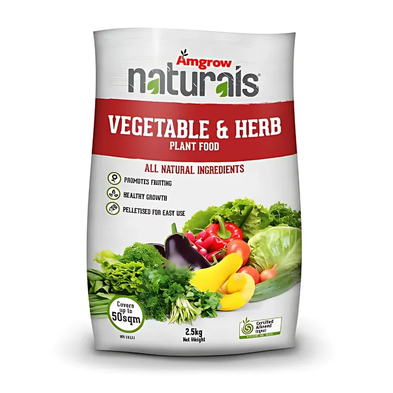 Weekend Sale Amgrow Naturals Vegetable & Herb Fertiliser - 2.5kg