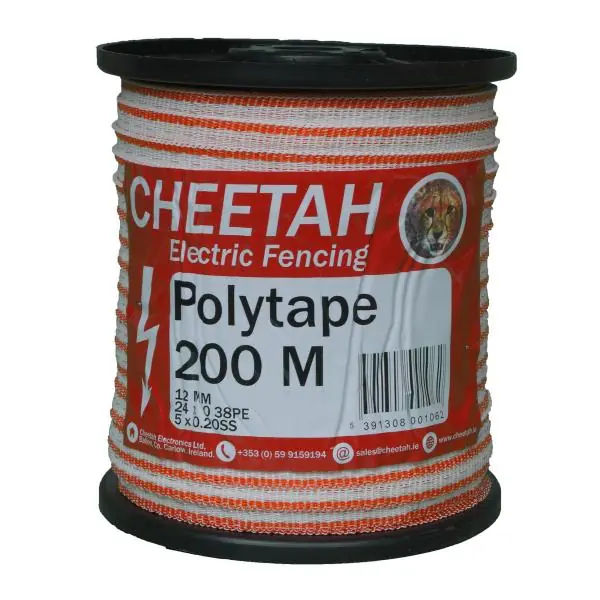 Certified Cheetah Polytape 12mm 200M