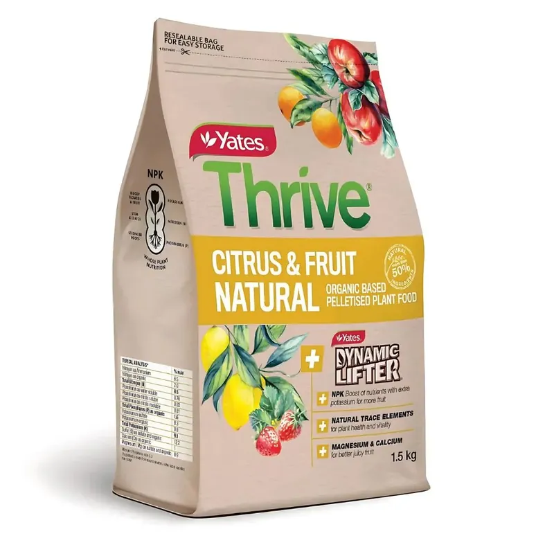 Exclusive Thrive Natural Citrus & Fruit Pellets - 1.5kg