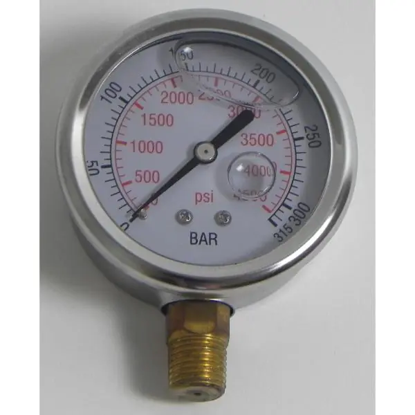 Bottom Entry Pressure Gauge Premium