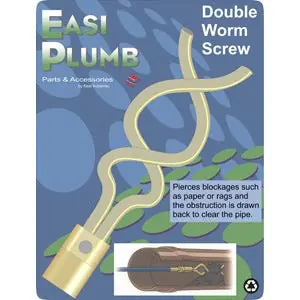 Last Chance Sewer Rod Double Worm Screw