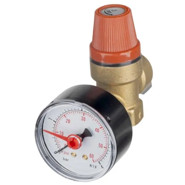 Easi Plumb 1/2" F X F Side Outlet Safety Valve - 3 Bar Special Offer
