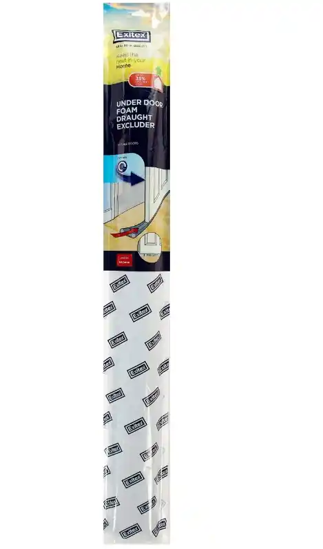 Exitex Under Door Foam Draught Excluder 950mm Flash Sale