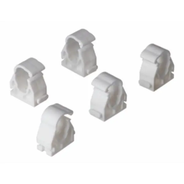 Easi Plumb 5 Pack 3/4" White Hinged Pipe Clips Free Shipping